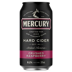 Mercury Hard Cider Raspberry 375ml Can