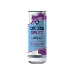 Cruiser Seltzer Vodka Summer Berry 275ml Can