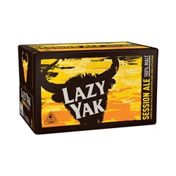 Lazy Yak Stubbies 345ml Carton 