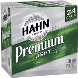 Hahn Light Green 24x375ml Cans 