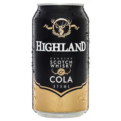 Highland Scotch & Cola Cans 375ml