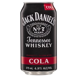 Jack Daniels & Cola 375ml Can