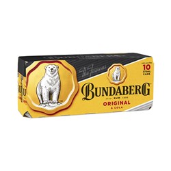 Bundaberg And Cola 10Pk 375ml Cans Up (original)