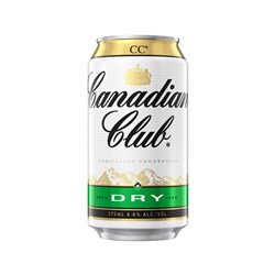 Canadian Club & Dry Cans 4.8% 375ml