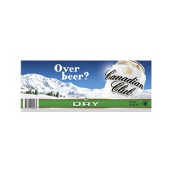 Canadian Club & Dry 375ml Cans 10 Pk