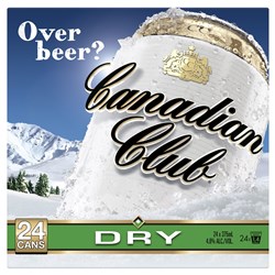 Canadian Club & Dry 375ml Cans Cube