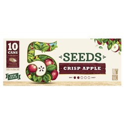 5 Seeds Crisp Apple Cider 10 Pack 330ml Can