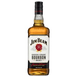 Jim Beam White Label Kentucky Bourbon Whiskey 1L