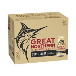 Great Northern Super Crisp Cans 30 Pack 