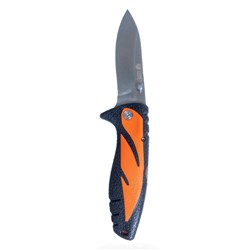 Stoney Creek Knife Folding Drop Point Orange Black