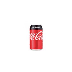 Coke No Sugar Can 375ml