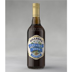 Billsons Traditional Cordial Creamy Soda 700ml Bottle