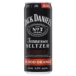 Jack Daniels Blood Orange Seltzer 330ml