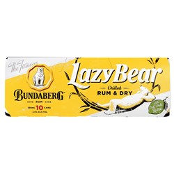 Bundaberg Lazy Bear 10pk Cans