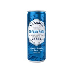 Billsons Vodka Creaming Soda 355ml Can