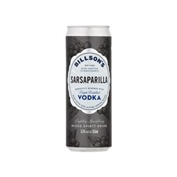 Billsons Vodka Sarsaparilla 355ml Can