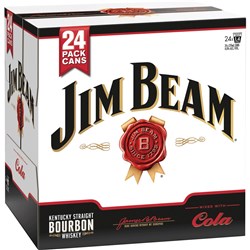 Jim Beam & Cola 4.8% Cube 375ml Cans