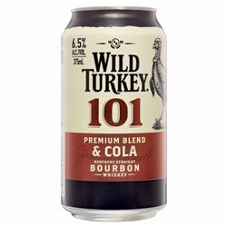 Wild Turkey & Cola 101 375ml Can