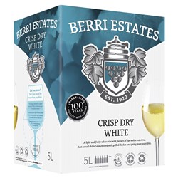 Berri Estates Crisp Dry White 5L Cask