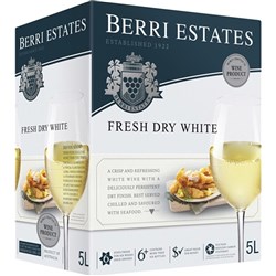 Berri Estates Fresh Dry White 5L