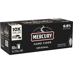 Mercury Hard Cdr Cn 10Pk 375ml