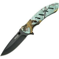 Bear Edge Brisk Framelock Knife Blue Camo